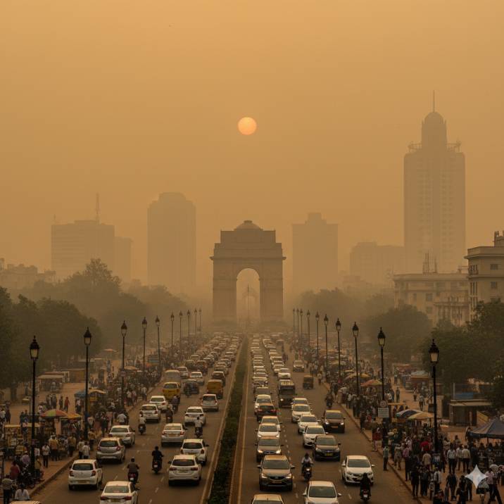 air pollution of delhi